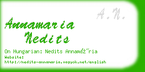 annamaria nedits business card